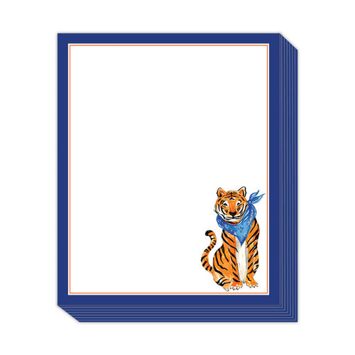 Orange & Blue Tiger Stack Pad