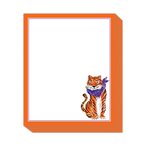 Orange & Purple Tiger Stack Pad