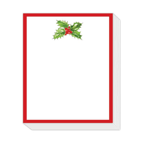 Handpainted Holiday Sprig Stack Pad