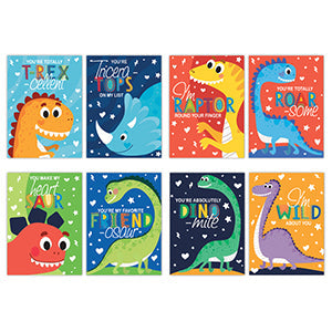 Kids Dinosaur Valentine Set