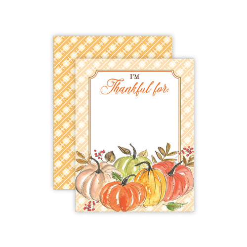 Assorted Pumpkins "I'm Very Thankful For" Card