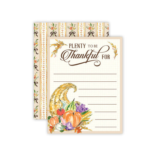 Cornucopia Thankful-For Card