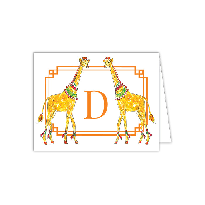Animal Duo D Folded  Note