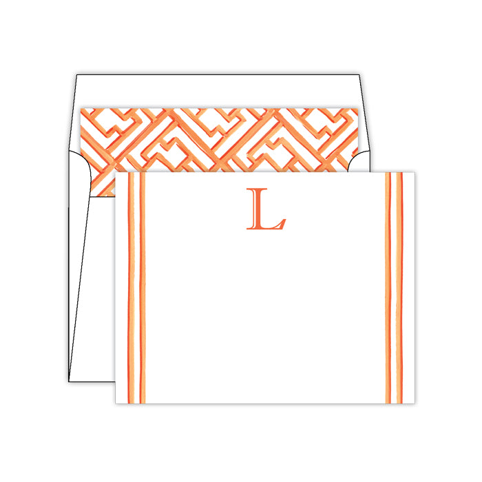 Lattice Monogram L Social Set