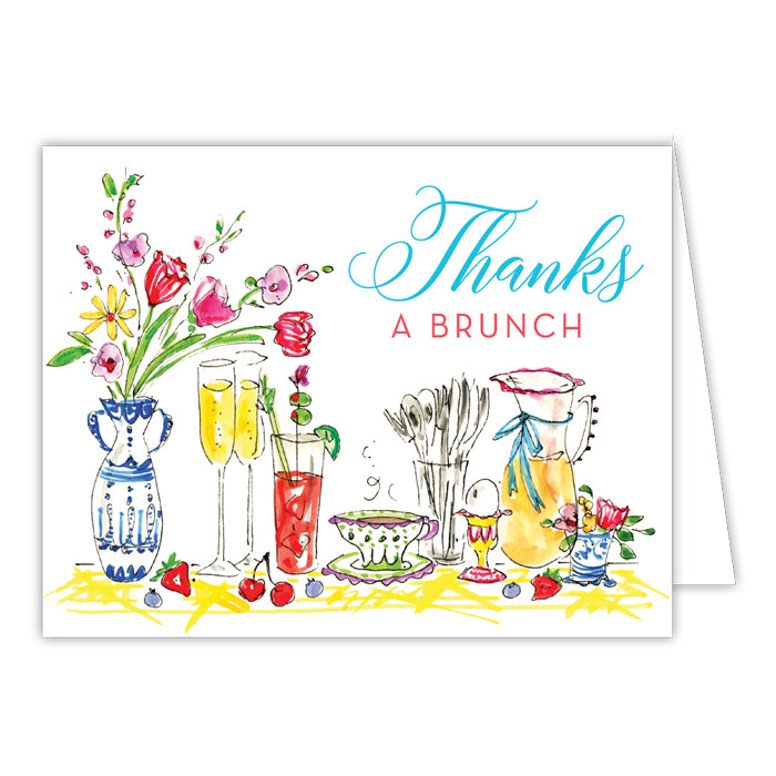 Thanks A Brunch Folded Greeting Card