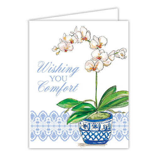Wishing you Comfort Folded Greeting Card