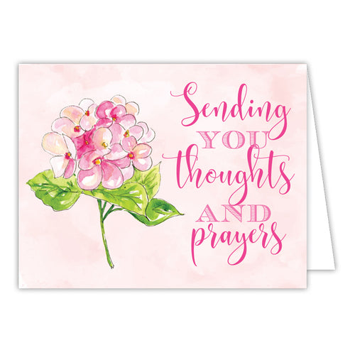 Sending You Thoughts and Prayers Folded Greeting Card