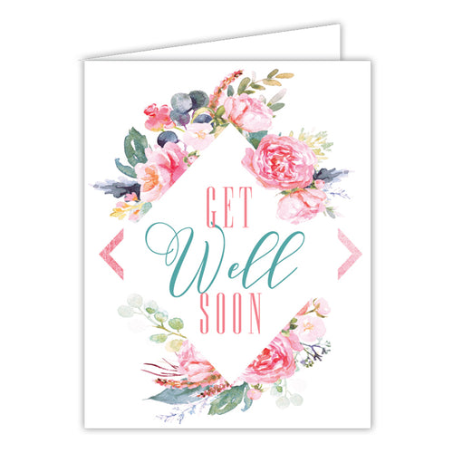 Get Well Soon Folded Greeting Card