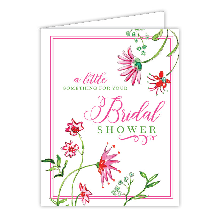 A Little Something for Your Bridal Shower Folded Greeting Card