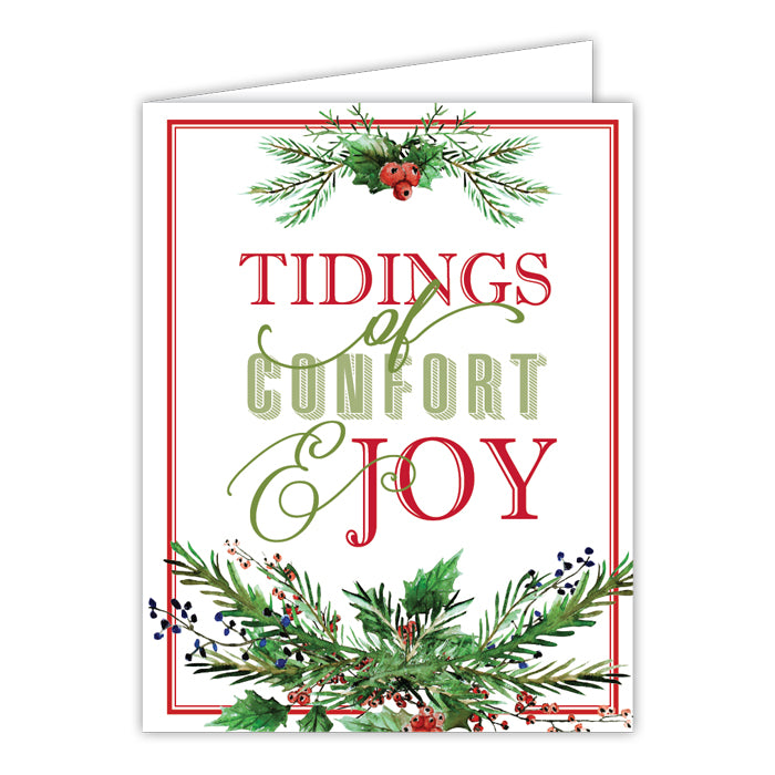 Tidings Confort Joy Greeting Card