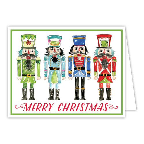 Merry Christmas Nutcracker Greeting Card