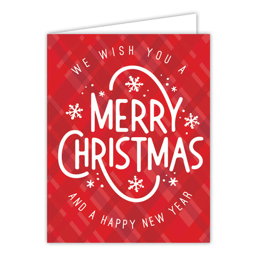 We Wish You a Merry Christmas Greeting Card