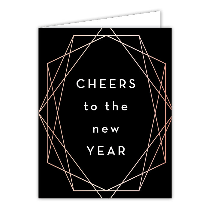 Cheers to the New year Greeting Card