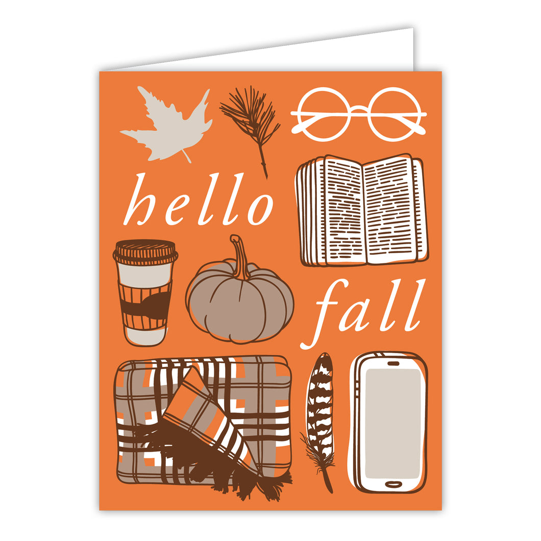 Hello Fall Greeting Card