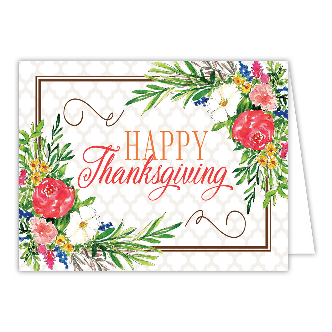 Happy Thanksgiving greeting Card