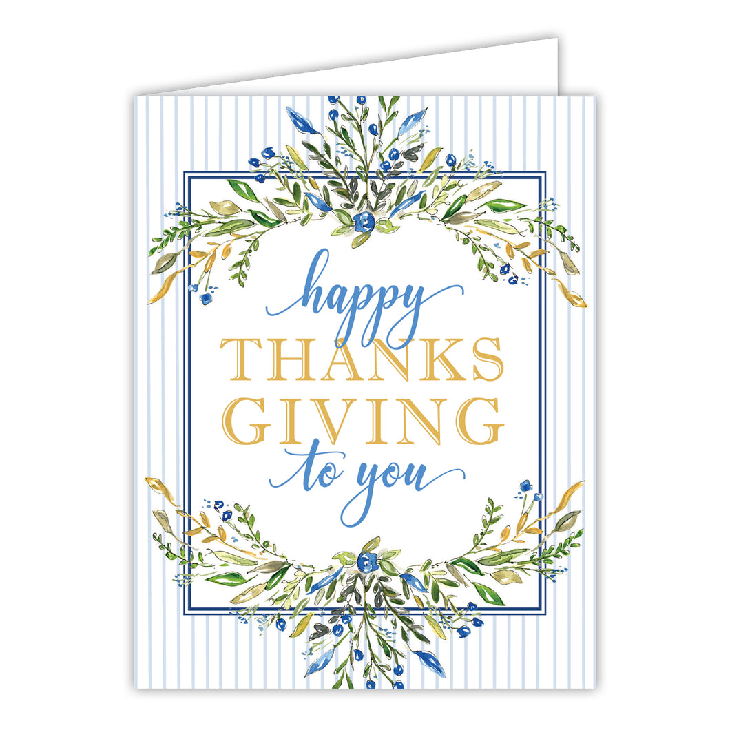 Happy Thanksgiving To You Greeting Card