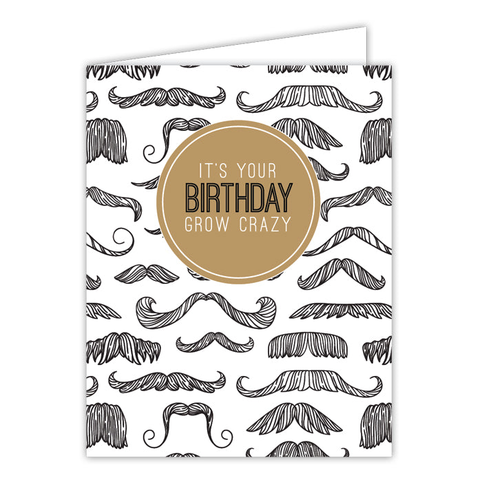 It's Your Birthday Grow Crazy Small Folded Greeting Card