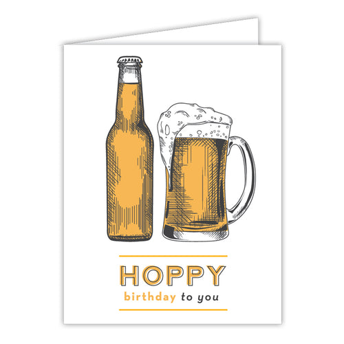 Hoppy Birthday To You Small Folded Greeting Card
