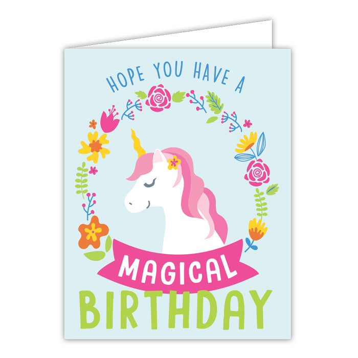 Hope You Have A Magical Birthday Small Folded Greeting Card