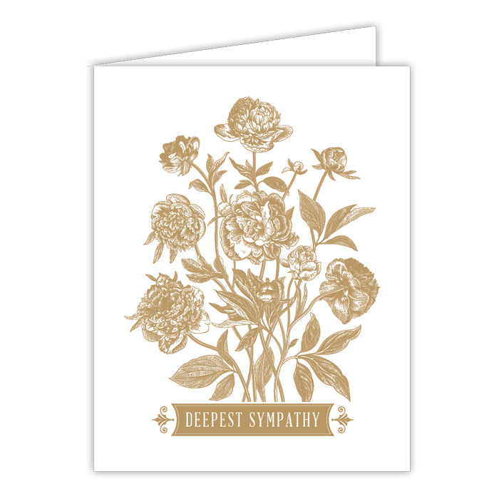 Deepest Sympathy Small Folded Greeting Card