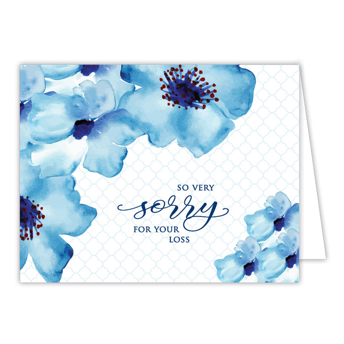 So Very Sorry For Your Loss Small Folded Greeting Card