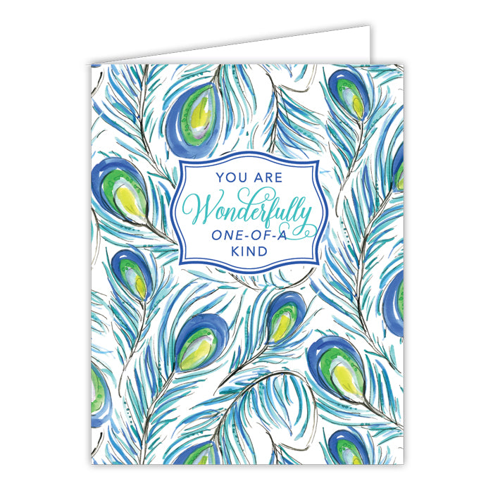 You Are Wonderfully One-Of-A-Kind Small Folded Greeting Card