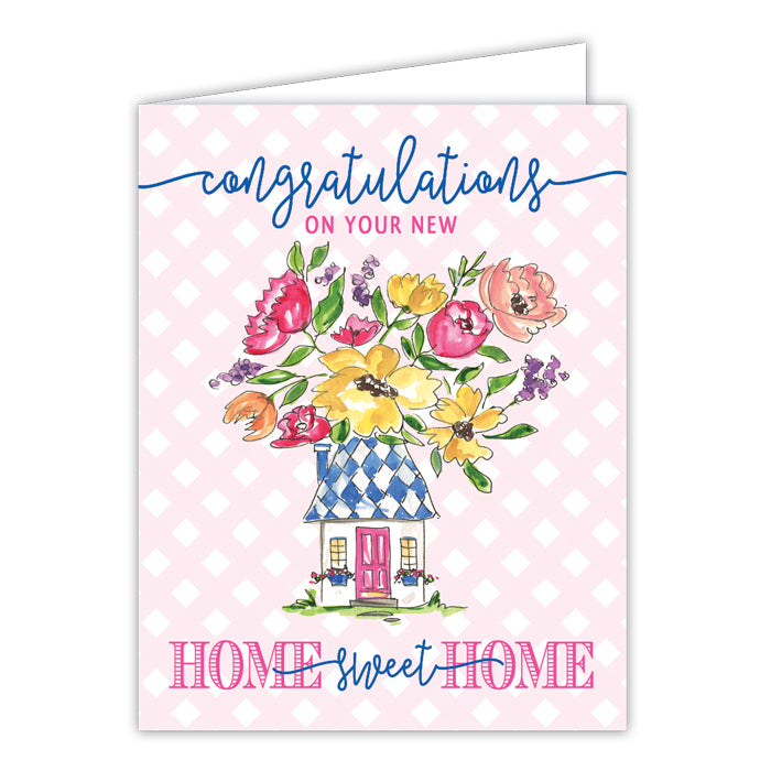 Congratulations On Your New Home Small Folded Greeting Card