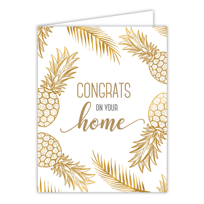 Congrats On Your Home Small Folded Greeting Card