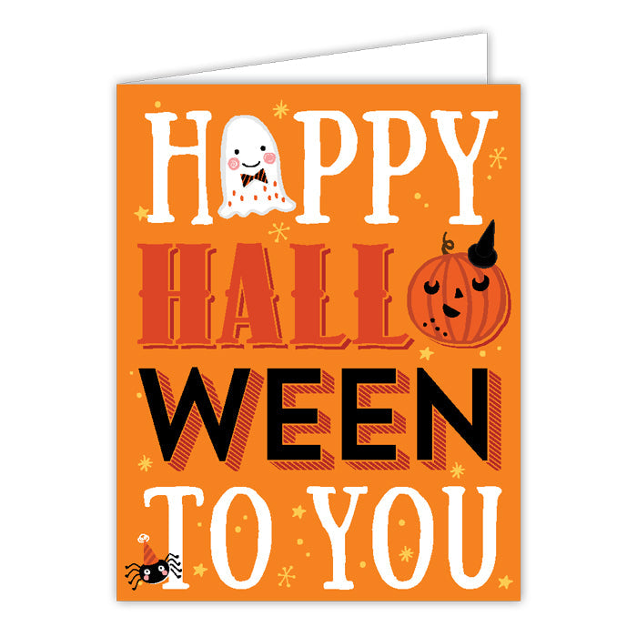 Happy Halloween To You Icons Greeting Card