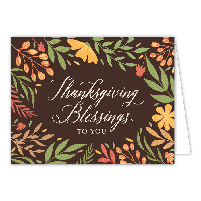 Thanksgiving Blessings Greeting Card