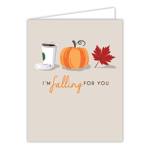 I'm Falling For You Greeting Card