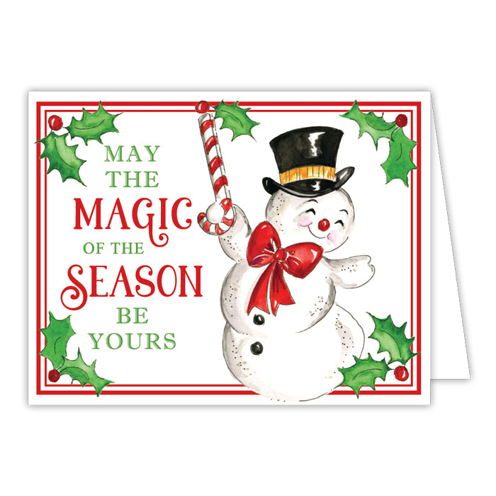 May The Magic Of The Season Be Yours Greeting Card