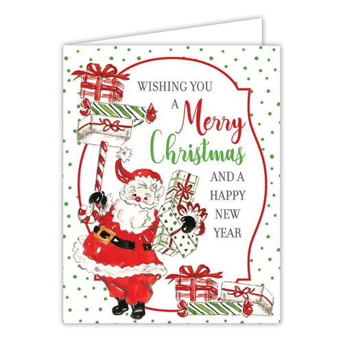 Wishing You A Merry Christmas Greeting Card