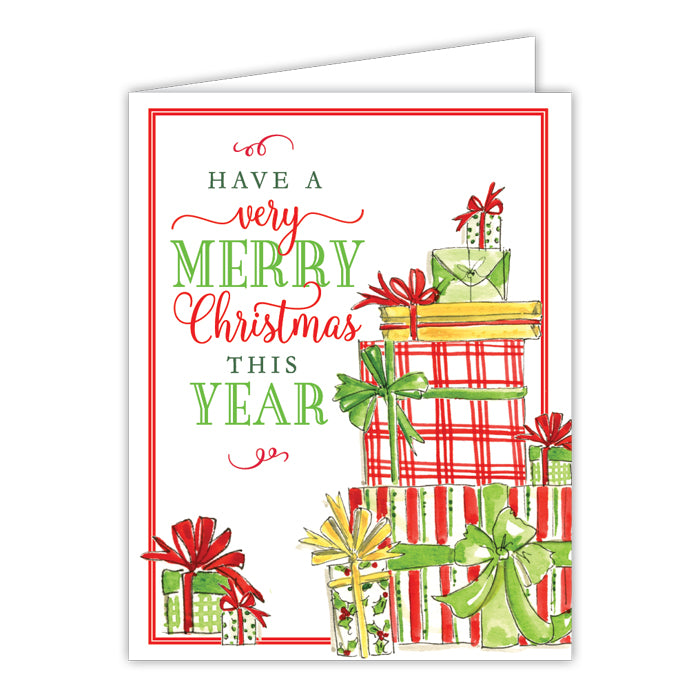 Have A Very Merry Christmas This Year Presents Greeting Card