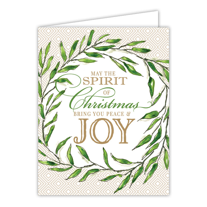 May The Spirit Of Christmas Greeting Card