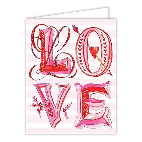 LOVE Letters Greeting Card