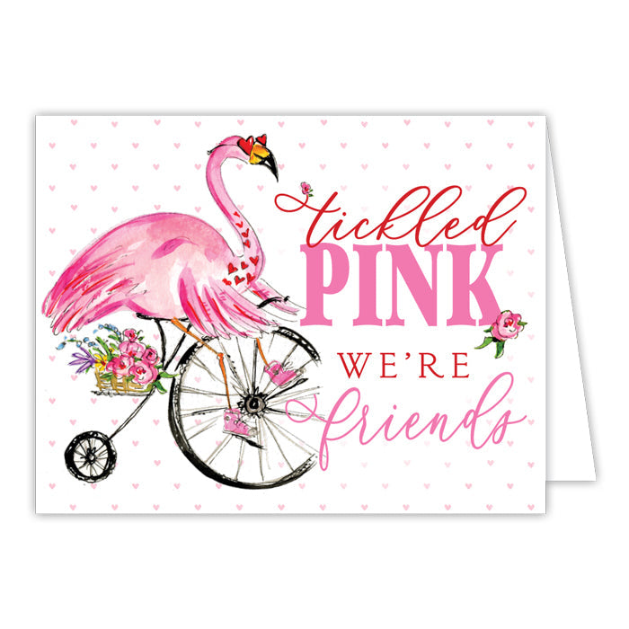 Tickled Pink Greeting Card