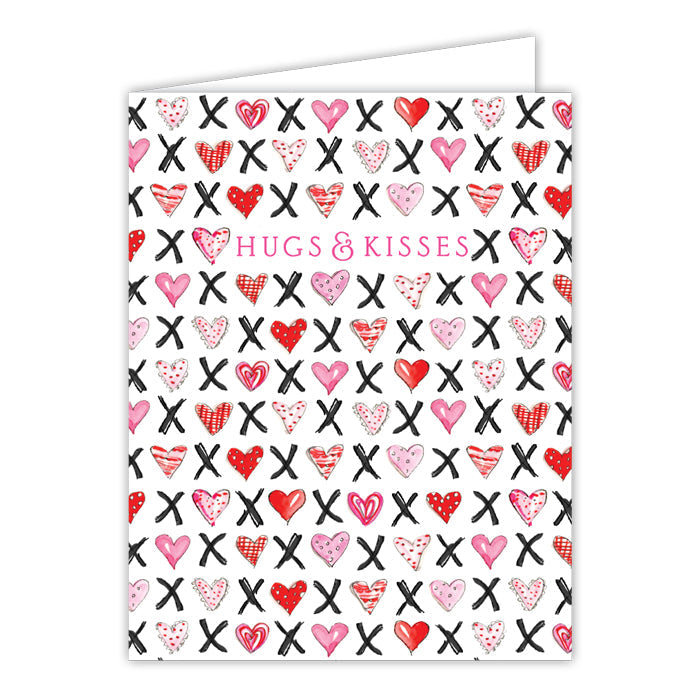 Hugs & Kisses Greeting Card