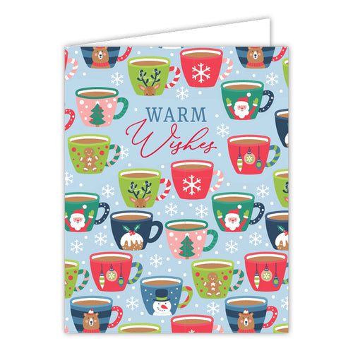 Warm Wishes Holiday Cups Greeting Card