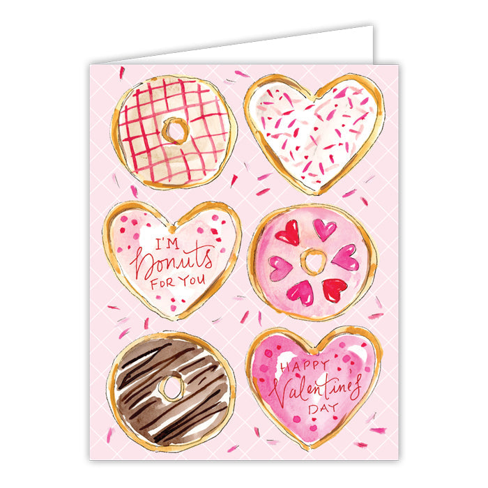 Valentine's Donuts Greeting Card