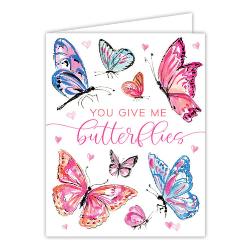 Valentine’s Butterflies Greeting Card