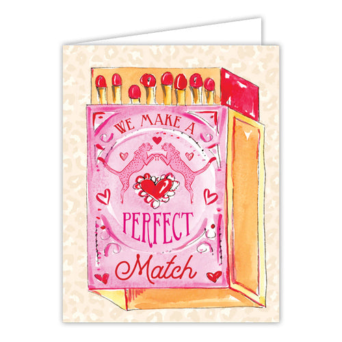 Valentine's Matches Greeting Card