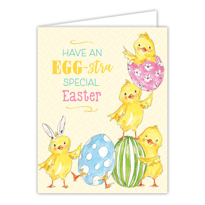 Easter Chicks Greeting Card