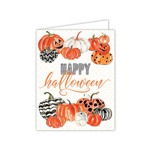 Halloween Pumpkin Assortment Greeting Card