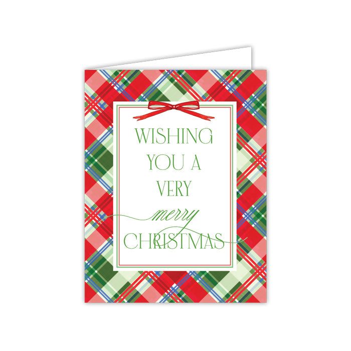 Traditional Plaid Greeting Card