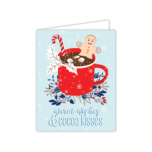 Warm Wishes & Cocoa Kisses Greeting Card