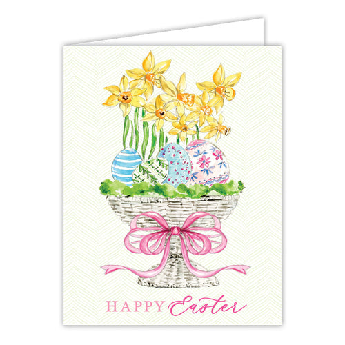 Daffodil Urn Greeting Card