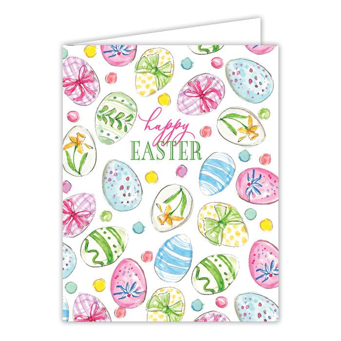 Easter Eggs Greeting Card