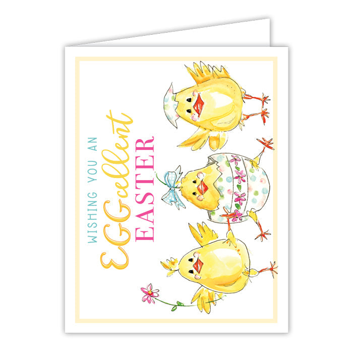Eggcellent Easter Greeting Card