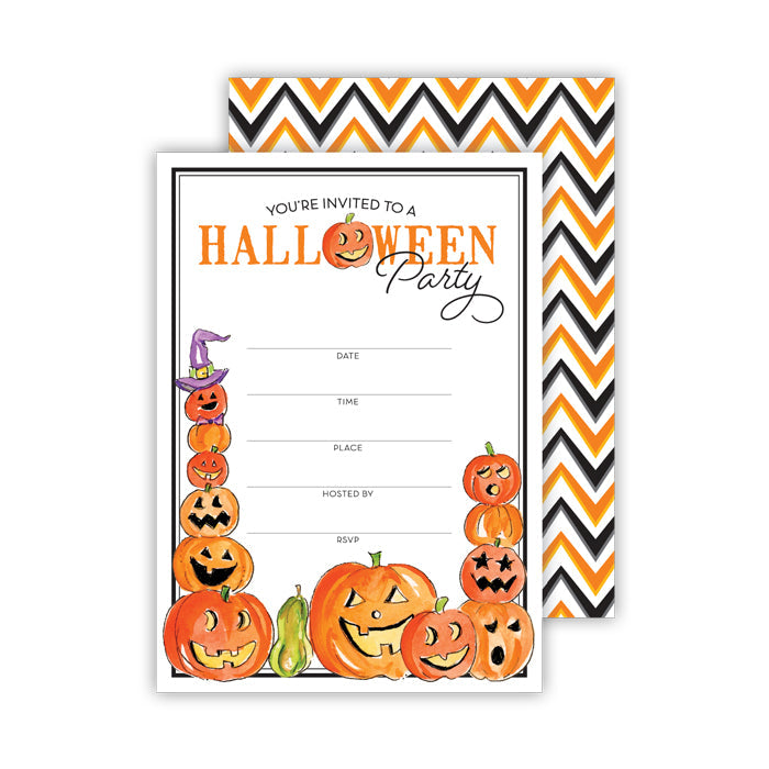 Halloween Stacked Pumpkins Medium Fill-In Invitation – RosanneBECK Collections halloween-stacked-pumpkins-medium-fill-in-invitation-rosannebeck-collections